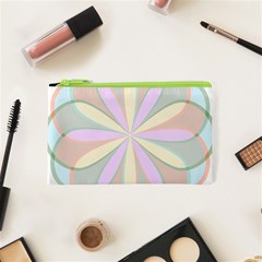 Flower Stained Glass Window Symmetry Cosmetic Bag (xs) by Pakrebo