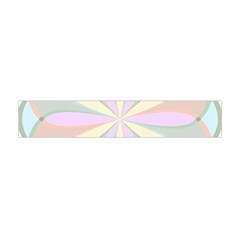 Flower Stained Glass Window Symmetry Flano Scarf (mini) by Pakrebo