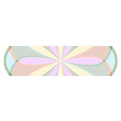 Flower Stained Glass Window Symmetry Satin Scarf (oblong) by Pakrebo