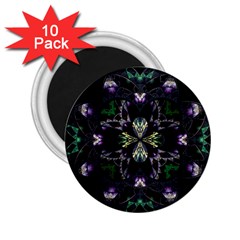 Fractal Fractal Art Texture 2 25  Magnets (10 Pack) 