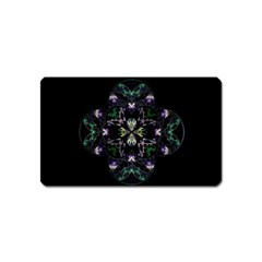 Fractal Fractal Art Texture Magnet (name Card) by Pakrebo