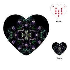 Fractal Fractal Art Texture Playing Cards (heart) by Pakrebo