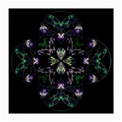 Fractal Fractal Art Texture Medium Glasses Cloth (2-side) by Pakrebo