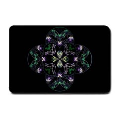 Fractal Fractal Art Texture Small Doormat  by Pakrebo