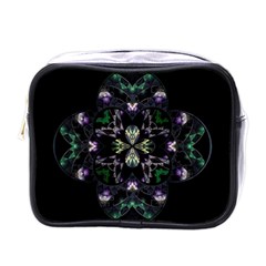 Fractal Fractal Art Texture Mini Toiletries Bag (one Side) by Pakrebo