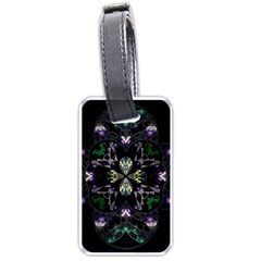 Fractal Fractal Art Texture Luggage Tags (one Side)  by Pakrebo