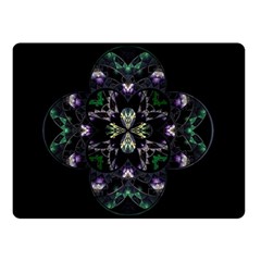 Fractal Fractal Art Texture Double Sided Fleece Blanket (small)  by Pakrebo