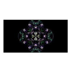 Fractal Fractal Art Texture Satin Shawl by Pakrebo