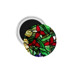 Stained Glass Art Window Church 1 75  Magnets by Pakrebo