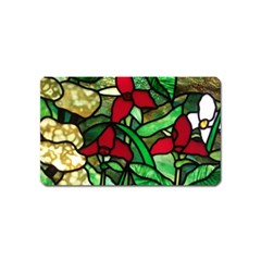 Stained Glass Art Window Church Magnet (name Card) by Pakrebo