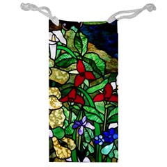 Stained Glass Art Window Church Jewelry Bag by Pakrebo