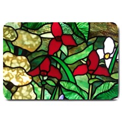 Stained Glass Art Window Church Large Doormat 