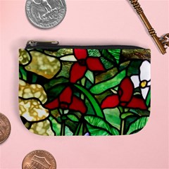 Stained Glass Art Window Church Mini Coin Purse by Pakrebo