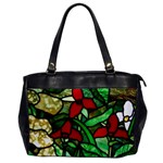 Stained Glass Art Window Church Oversize Office Handbag Front