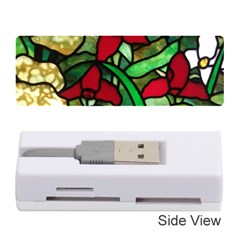 Stained Glass Art Window Church Memory Card Reader (stick) by Pakrebo