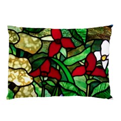 Stained Glass Art Window Church Pillow Case (two Sides) by Pakrebo