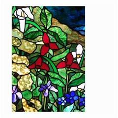 Stained Glass Art Window Church Small Garden Flag (two Sides) by Pakrebo