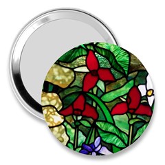 Stained Glass Art Window Church 3  Handbag Mirrors by Pakrebo