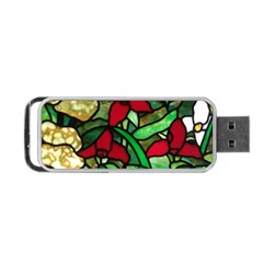 Stained Glass Art Window Church Portable Usb Flash (two Sides) by Pakrebo