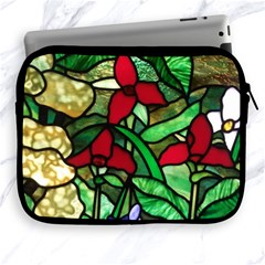 Stained Glass Art Window Church Apple Ipad 2/3/4 Zipper Cases by Pakrebo