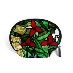 Stained Glass Art Window Church Accessory Pouch (small) by Pakrebo