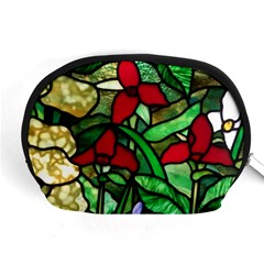 Stained Glass Art Window Church Accessory Pouch (medium) by Pakrebo