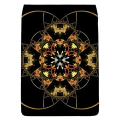 Fractal Stained Glass Ornate Removable Flap Cover (l) by Pakrebo