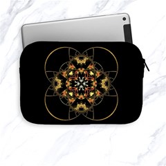 Fractal Stained Glass Ornate Apple Ipad Mini Zipper Cases by Pakrebo