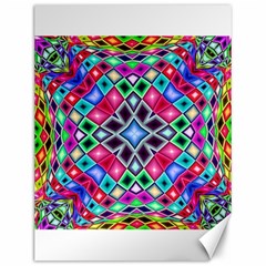 Kaleidoscope Pattern Sacred Geometry Canvas 12  X 16  by Pakrebo