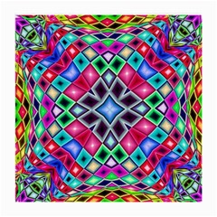 Kaleidoscope Pattern Sacred Geometry Medium Glasses Cloth (2-side) by Pakrebo