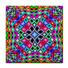 Kaleidoscope Pattern Sacred Geometry Face Towel