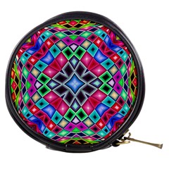 Kaleidoscope Pattern Sacred Geometry Mini Makeup Bag by Pakrebo