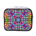 Kaleidoscope Pattern Sacred Geometry Mini Toiletries Bag (One Side) Front