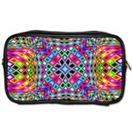 Kaleidoscope Pattern Sacred Geometry Toiletries Bag (One Side) Front