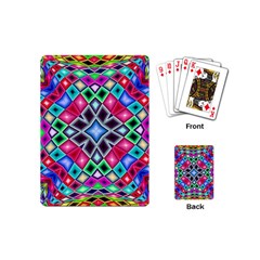 Kaleidoscope Pattern Sacred Geometry Playing Cards (mini) by Pakrebo