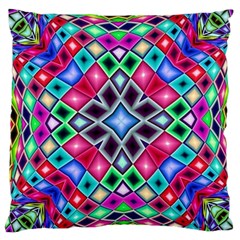 Kaleidoscope Pattern Sacred Geometry Large Cushion Case (two Sides) by Pakrebo