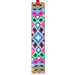 Kaleidoscope Pattern Sacred Geometry Large Book Marks by Pakrebo