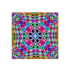 Kaleidoscope Pattern Sacred Geometry Satin Bandana Scarf by Pakrebo