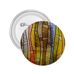 Stained Glass Window Colorful 2 25  Buttons by Pakrebo