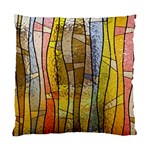 Stained Glass Window Colorful Standard Cushion Case (Two Sides) Back