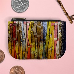 Stained Glass Window Colorful Mini Coin Purse by Pakrebo