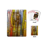 Stained Glass Window Colorful Playing Cards (Mini) Back