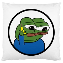 Apu Apustaja With Banana Phone Wall Eyed Pepe The Frog Kekistan Standard Flano Cushion Case (one Side) by snek