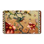 Flower Cubism Mosaic Vintage Magnet (Rectangular) Front