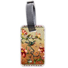 Flower Cubism Mosaic Vintage Luggage Tags (two Sides) by Pakrebo