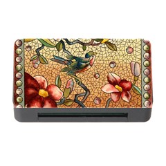 Flower Cubism Mosaic Vintage Memory Card Reader With Cf