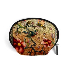 Flower Cubism Mosaic Vintage Accessory Pouch (small) by Pakrebo