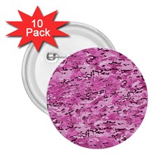 Pink Camouflage Army Military Girl 2 25  Buttons (10 Pack)  by snek