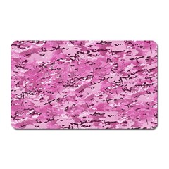 Pink Camouflage Army Military Girl Magnet (rectangular) by snek