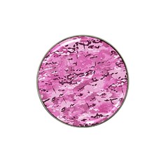 Pink Camouflage Army Military Girl Hat Clip Ball Marker (4 Pack) by snek